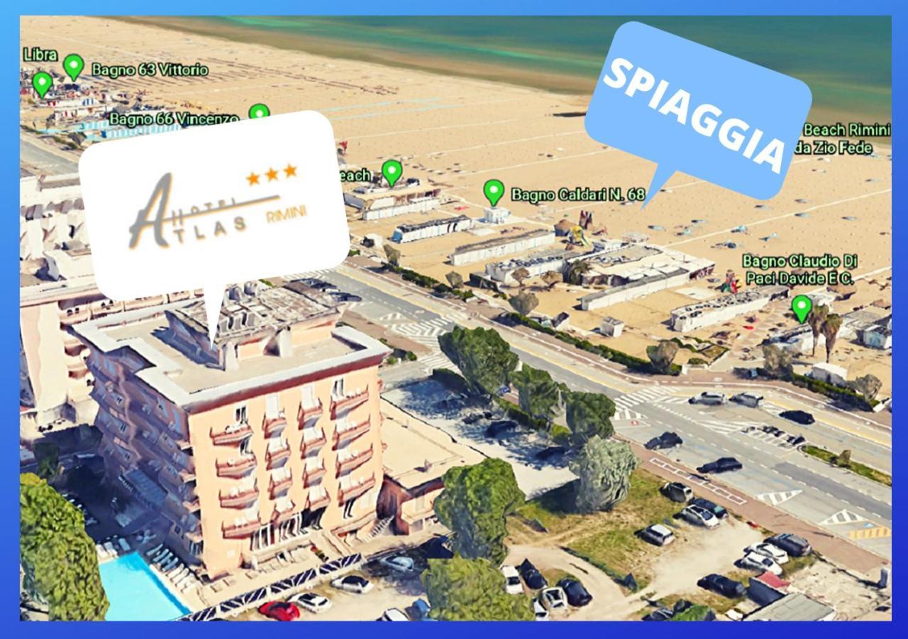 Hotel Atlas Rimini Kültér fotó